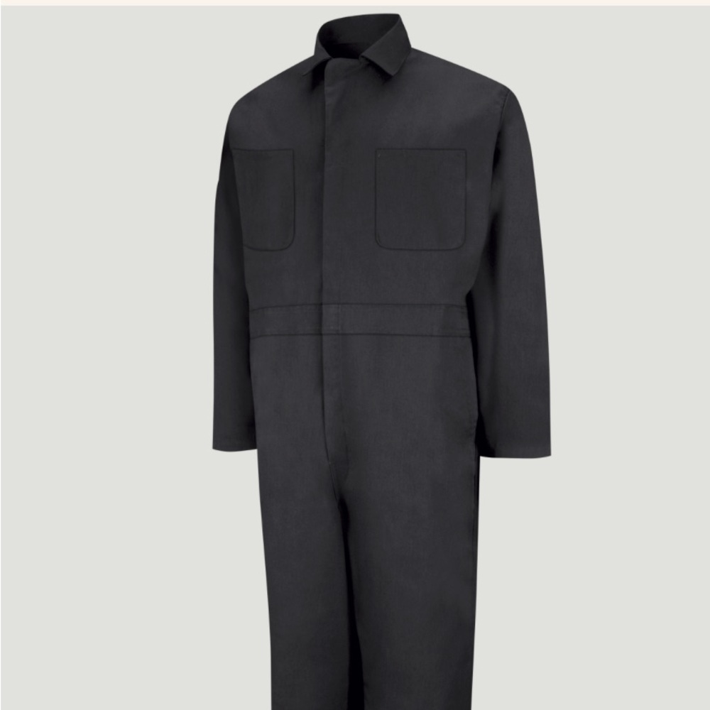 Mens Twill Action Back Coverall - Picture 2 of 8